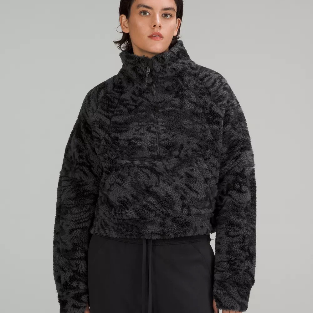 Lululemon Cropped Fleece Pullover